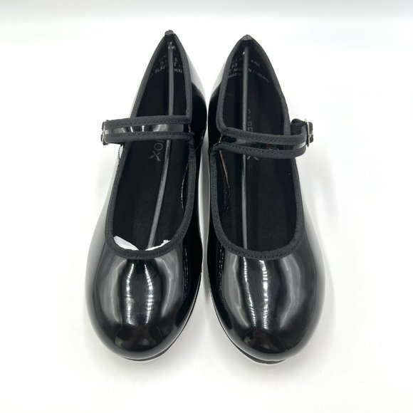 Capezio Womens Size 5 3800 Mary Jane Black Patent Buckled‎ Dance Tap Shoes - Picture 4 of 13